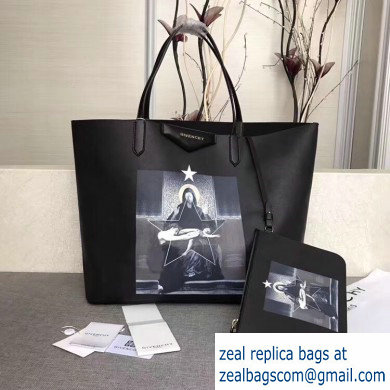 Givenchy Coated Canvas Antigona Shopper Tote Bag 10