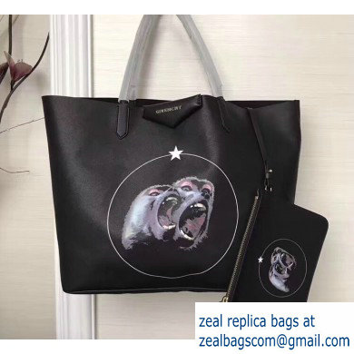 Givenchy Coated Canvas Antigona Shopper Tote Bag 12