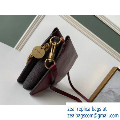 Givenchy Cross3 Bag in Grained Leather and Suede Burgundy 2020