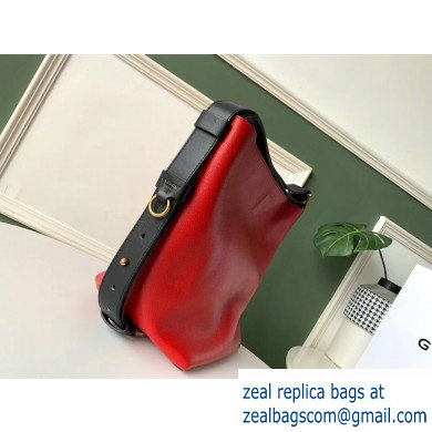 Givenchy GV Bucket Leather Bag Red