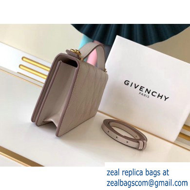 Givenchy Gv3 Strap Wallet in Diamond Quilted Leather Beige