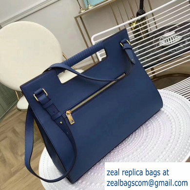 Givenchy Large Whip Bag in Smooth Leather Blue