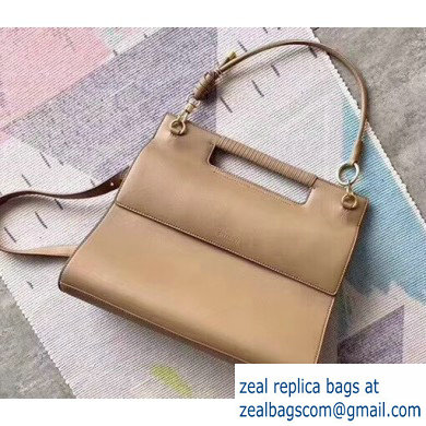 Givenchy Large Whip Bag in Smooth Leather Camel