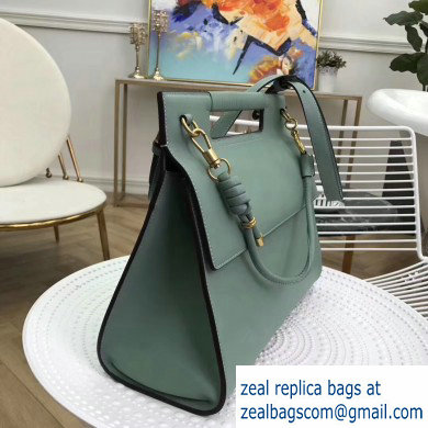 Givenchy Large Whip Bag in Smooth Leather Light Green - Click Image to Close