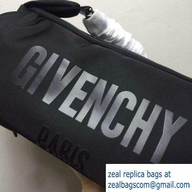 Givenchy Nylon Bum Bag 9626 Black/Gray Logo