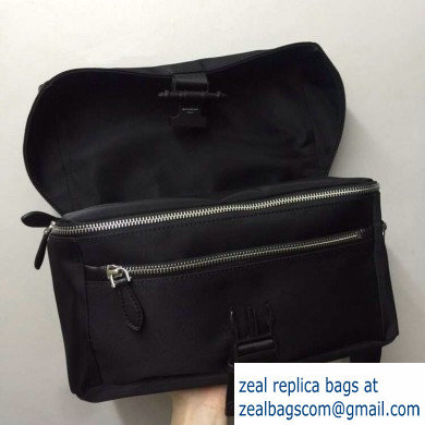 Givenchy Nylon Bum Bag 9626 Black/Gray Logo