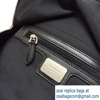 Givenchy Nylon Bum Bag 9626 Black/Gray Logo - Click Image to Close