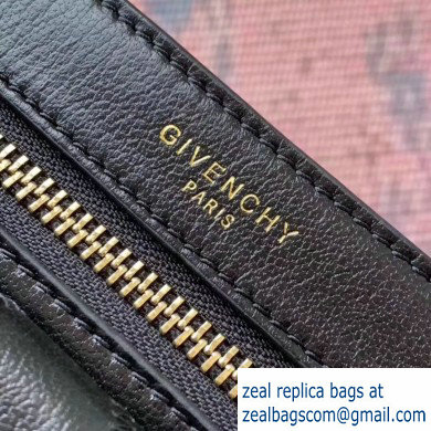 Givenchy Pocket Shoulder Bag in Diamond Quilted Leather Black