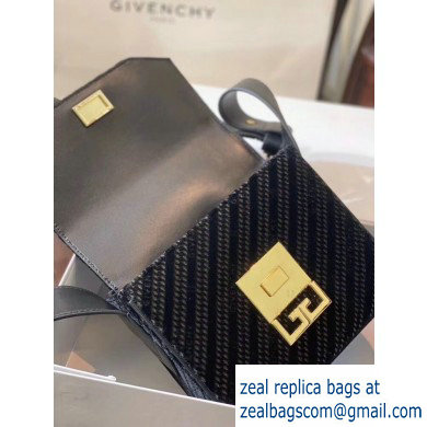 Givenchy Small Eden Messenger Bag in GIVENCHY 4G Velvet Black 2020 - Click Image to Close