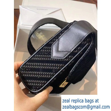 Givenchy Small Eden Messenger Bag in GIVENCHY 4G Velvet Black 2020 - Click Image to Close