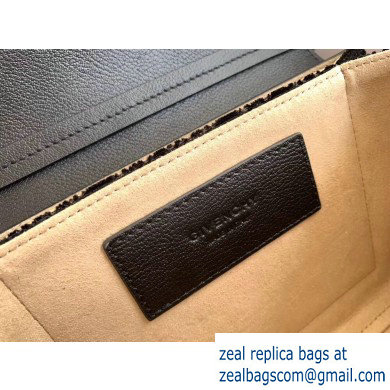 Givenchy Small GV3 Shoulder Bag in GIVENCHY 4G Velvet Black 2020 - Click Image to Close