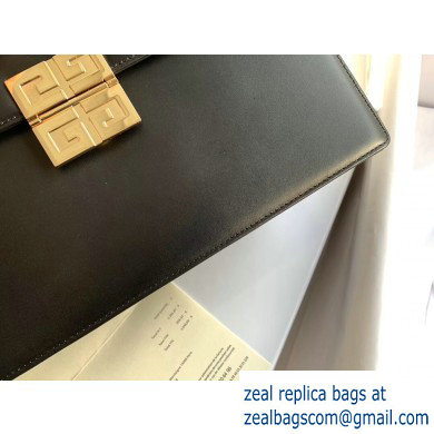 Givenchy Vintage Leather Shoulder Large Bag Black