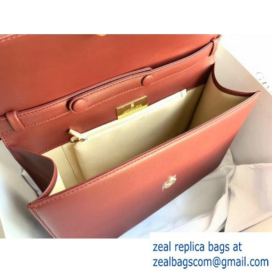 Givenchy Vintage Leather Shoulder Large Bag Burgundy