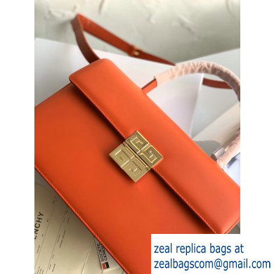 Givenchy Vintage Leather Shoulder Large Bag Orange