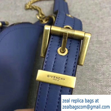 Givenchy Whip Bum Bag in Smooth Leather Blue - Click Image to Close