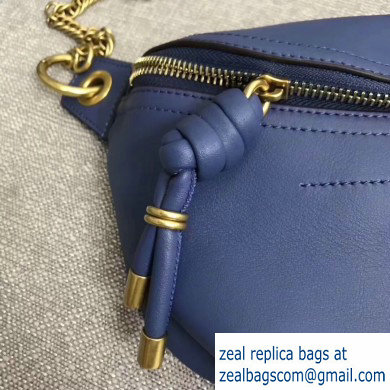 Givenchy Whip Bum Bag in Smooth Leather Blue