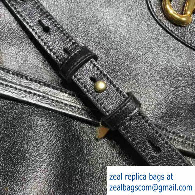 Gucci 1955 Horsebit Messenger Bag 602089 Soft Leather Black 2020