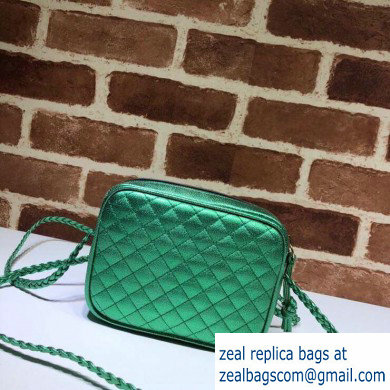 Gucci Laminated Leather Mini Shoulder Bag 534950 Green 2020 - Click Image to Close