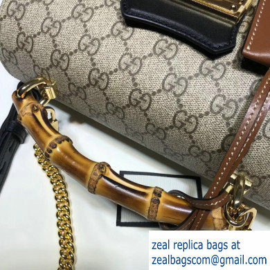 Gucci Padlock Small Bamboo Shoulder Bag 603221 GG Canvas 2020