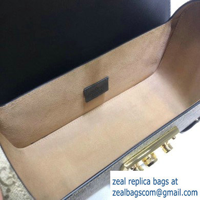Gucci Padlock Small Bamboo Shoulder Bag 603221 GG Canvas 2020 - Click Image to Close