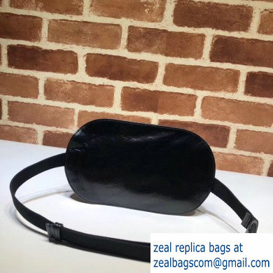 Gucci Soft Leather Belt Bag 575857 Black 2020 - Click Image to Close