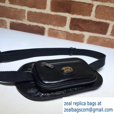 Gucci Soft Leather Belt Bag 575857 Black 2020