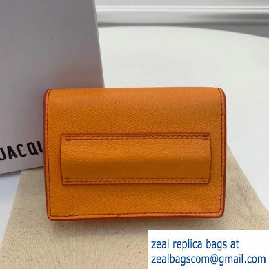 Jacquemus Leather La Ceinture Bello Belt Bag Orange