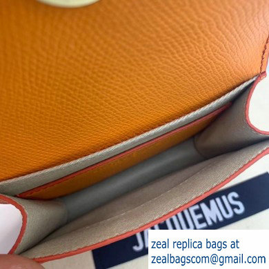 Jacquemus Leather La Ceinture Bello Belt Bag Orange - Click Image to Close