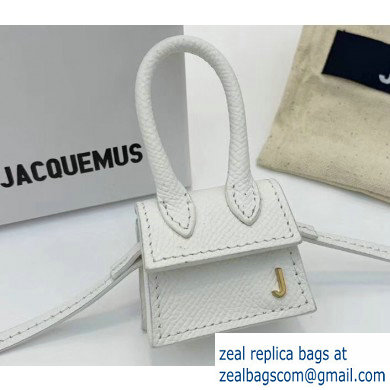 Jacquemus Leather Le Petit Chiquito Bag White - Click Image to Close
