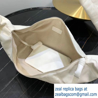 Lemaire Large Croissant Cross-body Bag White