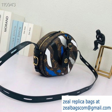 Louis Vuitton LVxLoL Boite Chapeau Souple Bag M45095 Blue/Silver Print 2020 - Click Image to Close