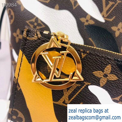 Louis Vuitton LVxLoL Neverfull MM Bag M45201 Gold/Silver Print 2020 - Click Image to Close