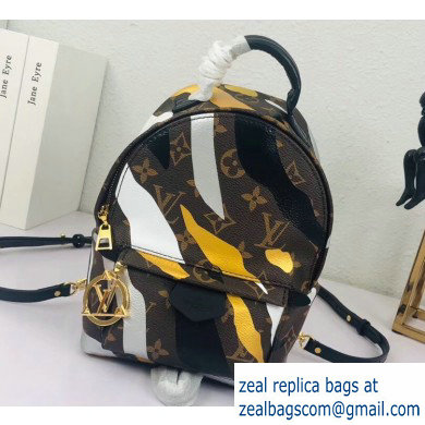 Louis Vuitton LVxLoL Palm Springs Mini Backpack Bag M45143 Gold/Silver Print 2020