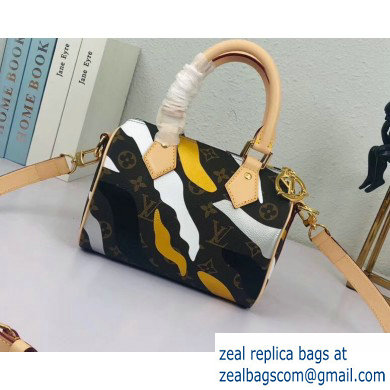 Louis Vuitton LVxLoL Speedy BB Bag M45202 Gold/Silver Print 2020