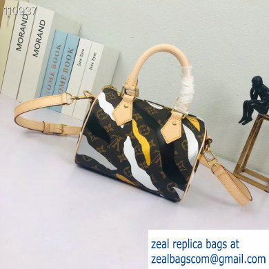 Louis Vuitton LVxLoL Speedy BB Bag M45202 Gold/Silver Print 2020 - Click Image to Close