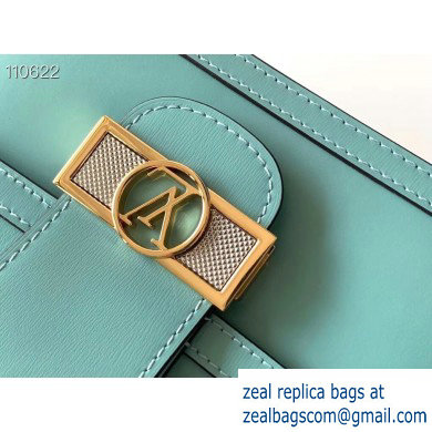 Louis Vuitton Lugano Dauphine MM Bag Bleu Azur Blue Cruise 2020 - Click Image to Close