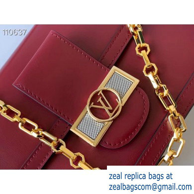 Louis Vuitton Lugano Dauphine MM Bag M55735 Cherry Berry Red Cruise 2020