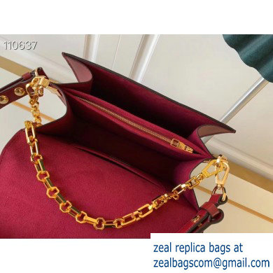 Louis Vuitton Lugano Dauphine MM Bag M55735 Cherry Berry Red Cruise 2020 - Click Image to Close