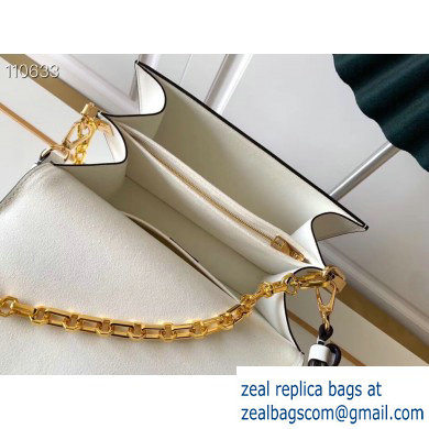 Louis Vuitton Lugano Dauphine MM Bag White Cruise 2020