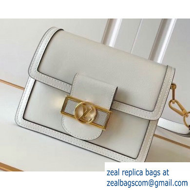 Louis Vuitton Lugano Mini Dauphine Bag M55836 White Cruise 2020 - Click Image to Close