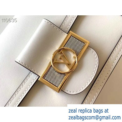 Louis Vuitton Lugano Mini Dauphine Bag M55836 White Cruise 2020 - Click Image to Close