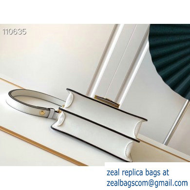 Louis Vuitton Lugano Mini Dauphine Bag M55836 White Cruise 2020 - Click Image to Close