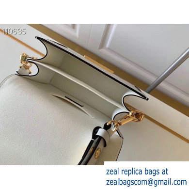 Louis Vuitton Lugano Mini Dauphine Bag M55836 White Cruise 2020