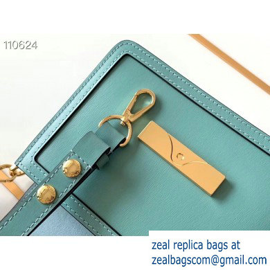 Louis Vuitton Lugano Mini Dauphine Bag M55837 Bleu Azur Blue Cruise 2020 - Click Image to Close