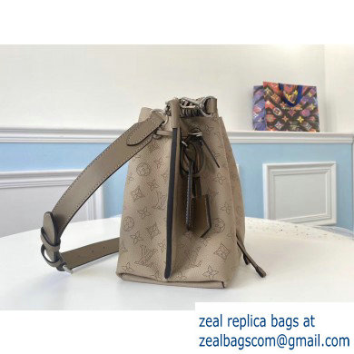 Louis Vuitton Mahina Calf Muria Bucket Bag M55799 Galet 2020 - Click Image to Close