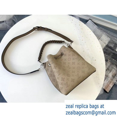 Louis Vuitton Mahina Calf Muria Bucket Bag M55799 Galet 2020 - Click Image to Close