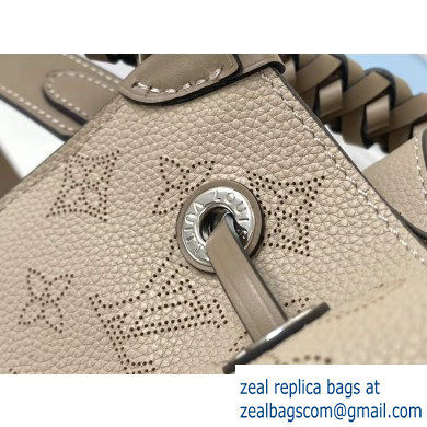 Louis Vuitton Mahina Calf Muria Bucket Bag M55799 Galet 2020 - Click Image to Close