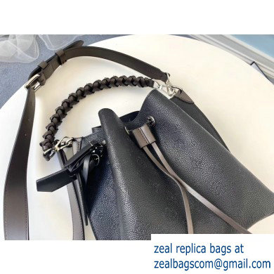 Louis Vuitton Mahina Calf Muria Bucket Bag M55800 Black 2020