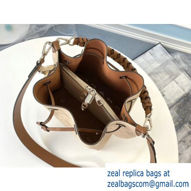 Louis Vuitton Mahina Calf Muria Bucket Bag M55801 Creme 2020