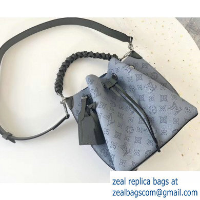 Louis Vuitton Mahina Calf Muria Bucket Bag M55906 Vert Lagon Green 2020